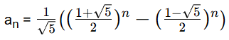 fibonacci explizit
