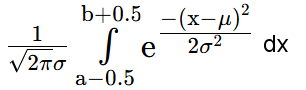 approximation durch normalverteilung