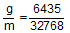 6435/32768